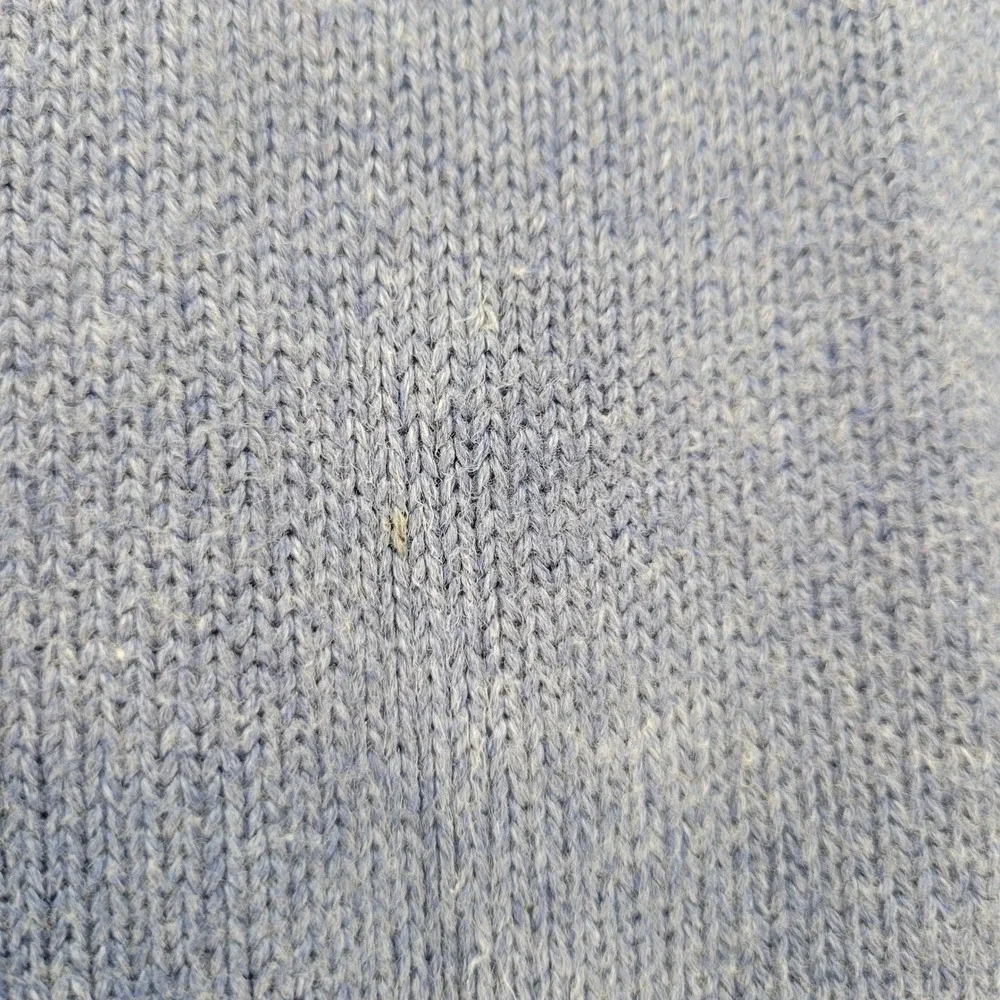 J.Crew Quarter Zip Sweater Mens Medium Blue Slim Cotton Cashmere Mock Neck